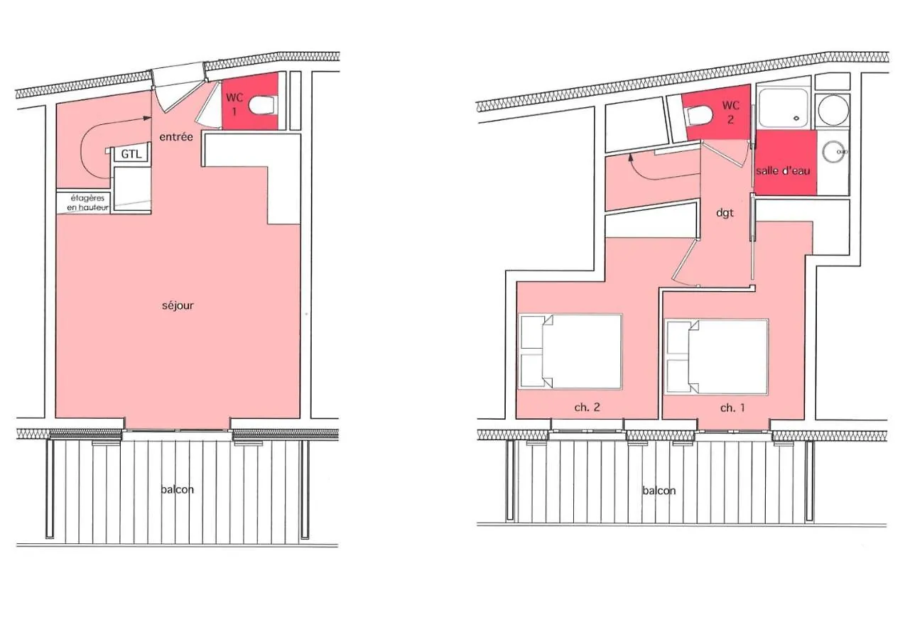 Appartement Neuf Et Cosy, 4 Personnes, 2 Chambres - Neiges05 ボーフォール アパート